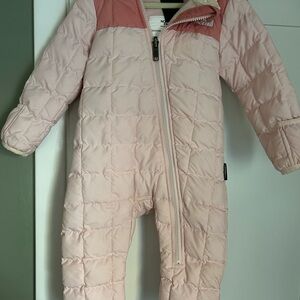 The North Face Light Pink Thermoball Snowsuit
